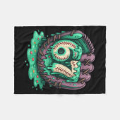 Couverture Polaire 67 Ice Cream Drip Funny Six Seven Baseball  (Devant (Horizontal))