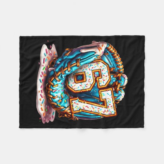 Couverture Polaire 67 Ice Cream Drip Funny Six Seven Baseball  (Devant (Horizontal))