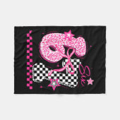 Couverture Polaire 67 Leopard Checkered Funny Six Seven Meme 6-7 Teac (Devant (Horizontal))