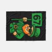 Couverture Polaire 67 Leprechaun Six Seven Génération Mème Vibrations (Devant (Horizontal))