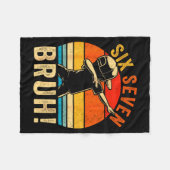 Couverture Polaire 67 Meme 6 7 Numbers Dabbing Six Seven Bruh Funny B (Devant (Horizontal))