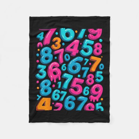 Couverture Polaire 67 Meme Caché Tendance Gen Z Alpha Six Seven 6 7 (Devant)