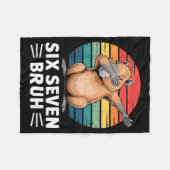 Couverture Polaire 67 Meme Capybara Funny Six Seven Bruh Humor For Ki (Devant (Horizontal))