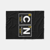 Couverture Polaire 67 Meme Drôle Chimie Science Professeur Tableau Pé (Devant (Horizontal))