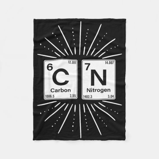 Couverture Polaire 67 Meme Drôle Science Chimie Nerds Humour Période (Devant)