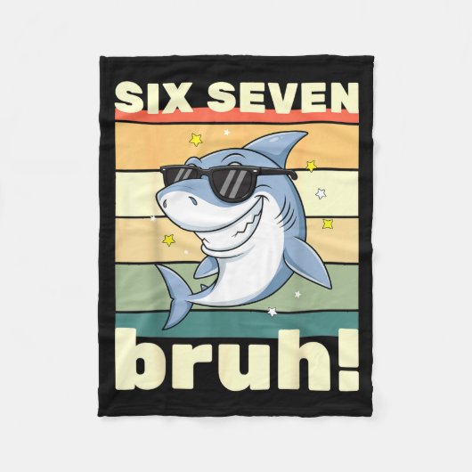 Couverture Polaire 67 Meme Drôle Six Sept Bruh 6-7 Meme Enfants Garço (Devant)