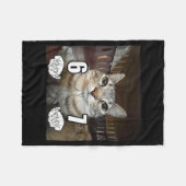Couverture Polaire 67 Meme Funny Cat Six Seven Meme 6 7 (Devant (Horizontal))