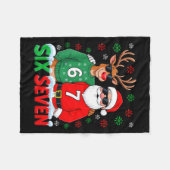 Couverture Polaire 67 Meme Funny Christmas Santa Six Seven  (Devant (Horizontal))