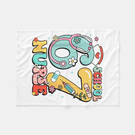 Couverture Polaire 67 Meme Funny School Nurse Six Seven Meme  (Devant (Horizontal))