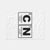 Couverture Polaire 67 Meme Funny Science Teacher Periodic Table Retro (Devant (Horizontal))