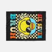 Couverture Polaire 67 Meme Gen Alpha Slang 6 7 Six Seven Bruh Funny B (Devant (Horizontal))