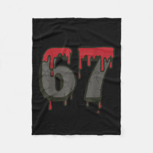 Couverture Polaire 67 Meme Halloween Hanté Effrayant - Six Sept Gén A