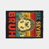 Couverture Polaire 67 Meme Hedgehog Funny Six Seven Bruh Hedgehog For (Devant (Horizontal))