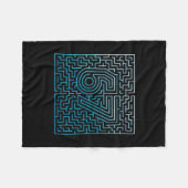 Couverture Polaire 67 Meme Labyrinthe Caché Gen Z Alpha 6 7 (Devant (Horizontal))