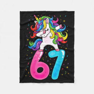 Couverture Polaire 67 Mème Licorne Pour Filles Six Sept Génération Al