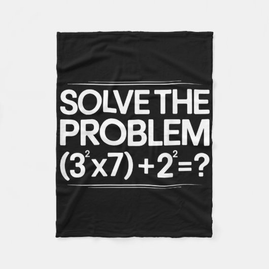 Couverture Polaire 67 Meme Math Drôle Six Sept Professeur Brainrot Bl (Devant)