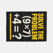Couverture Polaire 67 Meme Math Teacher Funny School 6-7 Brain Rot Si (Devant (Horizontal))
