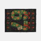 Couverture Polaire 67 Meme Reindeer Christmas Ugly Sweater Xmas Celeb (Devant (Horizontal))