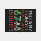 Couverture Polaire 67 Meme Six Seven Brainrot This Is My Ugly Christm (Devant (Horizontal))