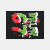 Couverture Polaire 67 Meme Six Seven Bruh Funny Number Christmas  (Devant (Horizontal))