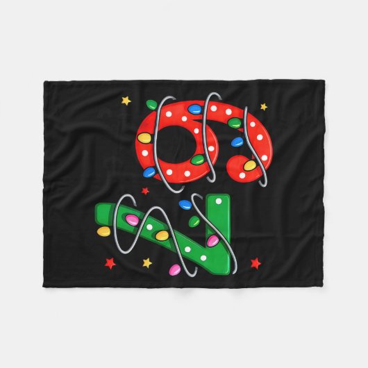 Couverture Polaire 67 Meme Six Seven Funny Christmas Pajamas Boys Gir (Devant (Horizontal))