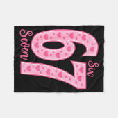 Couverture Polaire 67 Meme Six Seven Saint-Valentin (Devant (Horizontal))