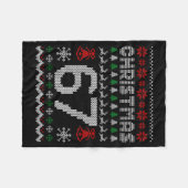 Couverture Polaire 67 Meme Xmas Gen Alpha Fun Six Seven Ugly Christma (Devant (Horizontal))