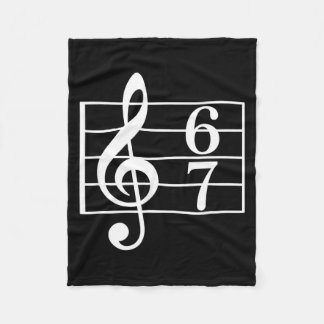 Couverture Polaire 67 Musique Mème Argot Six Sept Professeur de Musiq