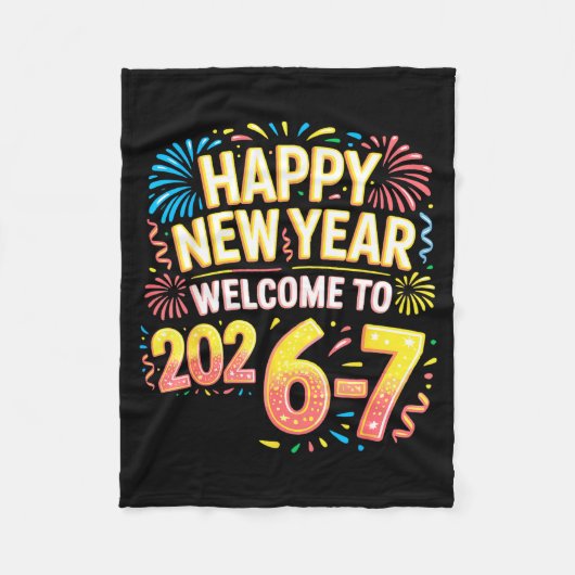 Couverture Polaire 67 New Year's Eve - Happy New Year 2026-7 Funny 67 (Devant)