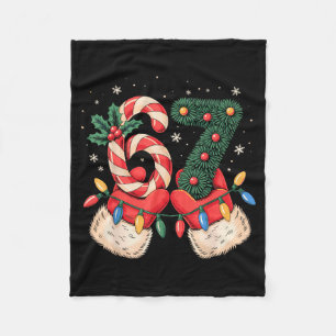 Couverture Polaire 67 Noël Memes Pyjama Fête Génération Alpha Argot