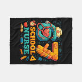 Couverture Polaire 67 Nurse Days Funny Medical Back To School (Devant (Horizontal))