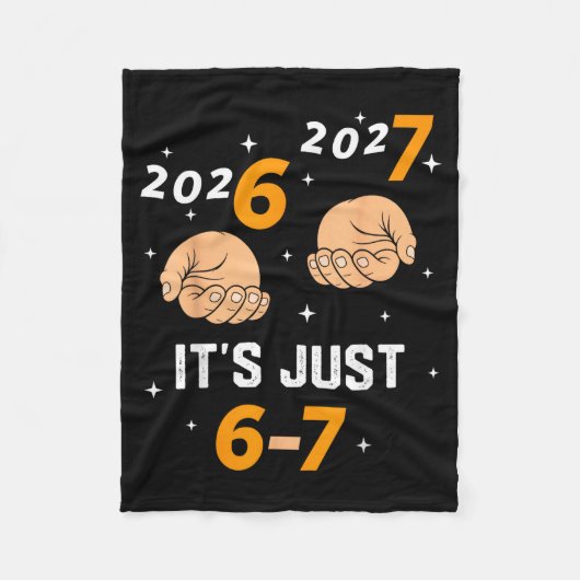Couverture Polaire 67 Nye 2026 New Years Funny 6 7 Number Six Seven M (Devant)