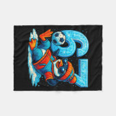 Couverture Polaire 67 Penguin Soccer Funny Winter Meme Gift  (Devant (Horizontal))