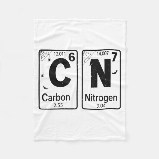 Couverture Polaire 67 Periodic Table Halloween Costume Mad Scientist  (Devant)