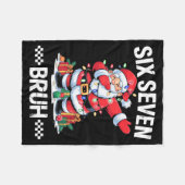 Couverture Polaire 67 Six Seven Burh Noël 6 7 Meme (Devant (Horizontal))