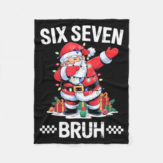 Couverture Polaire 67 Six Seven Burh Noël 6 7 Meme (Devant)