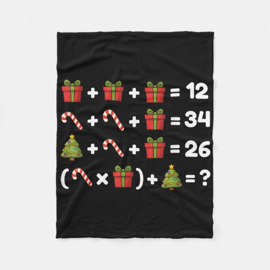 Couverture Polaire 67 Six Seven Mème Math Noël Équation Logique Pu (Devant)