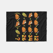 Couverture Polaire 67 Six Seven Meme Math Thanksgiving Equation Logic (Devant (Horizontal))
