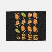 Couverture Polaire 67 Six Seven Meme Math Thanksgiving Equation Logic (Devant (Horizontal))