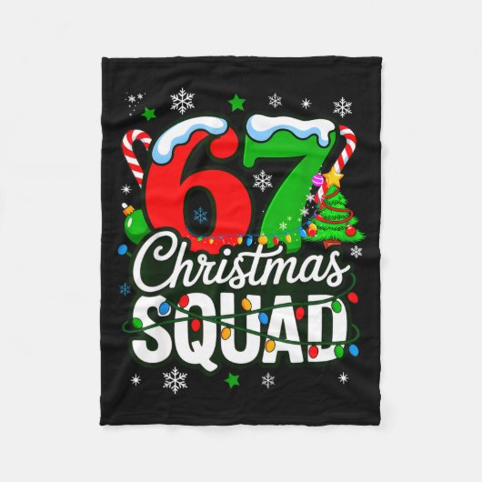 Couverture Polaire 67 Squad Teacher Christmas Funny Holiday Clroom Cr (Devant)