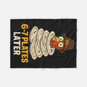 Couverture Polaire 67 Thanksgiving Funny Turkey 6-7 Meme Six Seven Bo (Devant (Horizontal))