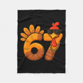 Couverture Polaire 67 Thanksgiving Funny Turkey Thanksgiving 67 Turke (Devant)