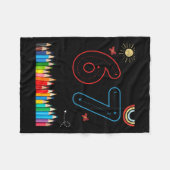 Couverture Polaire 67 Tracing Funny Meme Elementary School Teachers  (Devant (Horizontal))