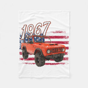 Couverture Polaire 67 Voiture Bronco Suv