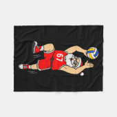 Couverture Polaire 67 Volleyball Santa Six Seven Meme Christmas Srt M (Devant (Horizontal))