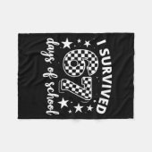 Couverture Polaire 67th Day Of School Teacher Students Kids 6 7 Meme  (Devant (Horizontal))