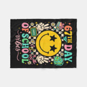 Couverture Polaire 67th Day Of School Vibes Funny Six Seven 67 Meme S (Devant (Horizontal))