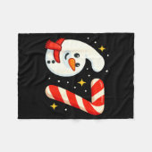 Couverture Polaire 6 7 Meme Christmas Shirt 67 Six Seven Snowman Boy  (Devant (Horizontal))