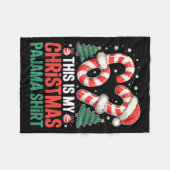 Couverture Polaire 6-7 Meme Gen Alpha This Is My 67 Christmas Pajama (Devant (Horizontal))