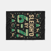 Couverture Polaire 6-7 Noël Pull Ugly Christmas Six Seven Xmas 67 Mem (Devant (Horizontal))